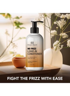 Botanic Hearth Botanic Hearth Leave in Conditioner for Curly, Frizzy, Dry, Damaged Hair | Detangling Conditioner With Shea Butter, Argan Oil & Allantoin | Smooth Flyaways & Add Shine | For All Hair Types | 8 oz  - Image 2