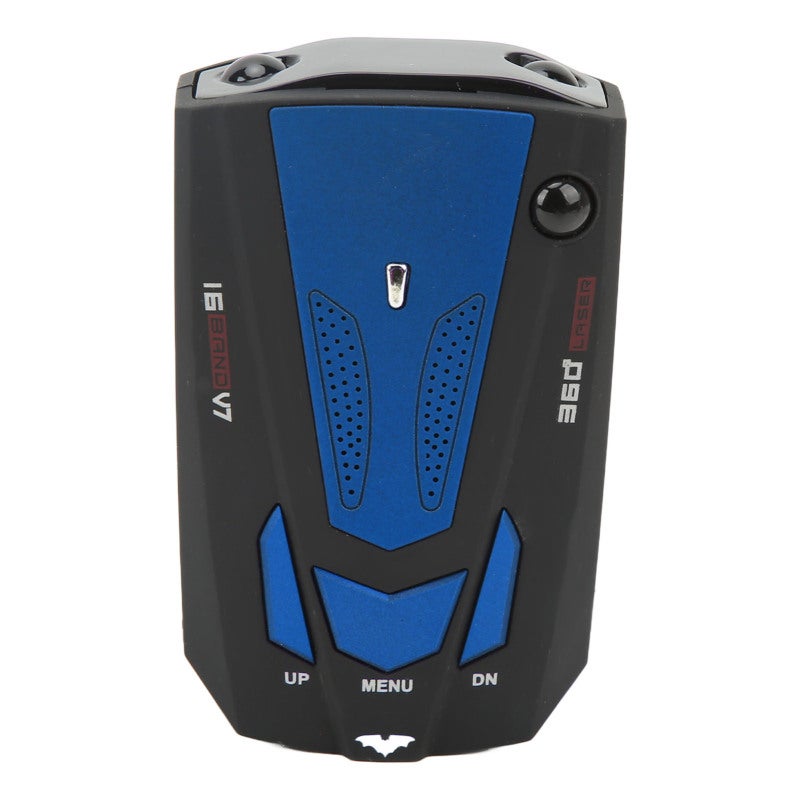 Car Radar Detector: Blue 360 Degree Laser Detection - False Alert Free Long Range Speed Detector for Highway Driving Truck Drivers Car Owners - Image 2