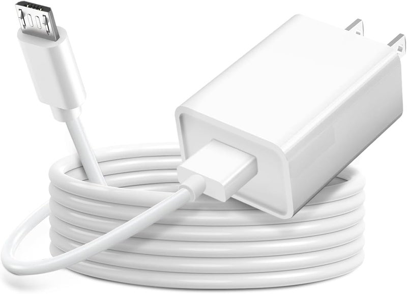CYQAPC 10ft Long Micro USB Cable Android Charger for PS4 Controller XBXO ONE Charging Cable Power Cord for Wyze Cam v4/v3/OG/v3 Pro/Pan,YI Cam,SimpliSafe,Blink Mini, Ring Indoor Camera 2nd Gen & More - Image 1