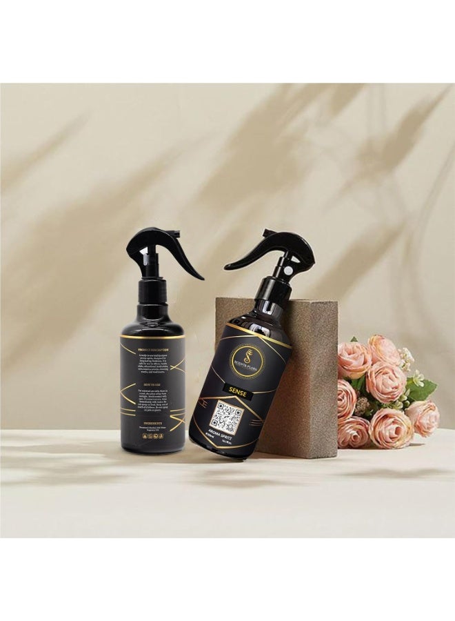 SCENTA FLORA Sense Aroma Spritz 300ml | Ready-to-Use Long-Lasting Oil Based Air Freshener for Cars, Carpets, Curtains, Rooms, Washrooms and Fabrics - Image 2