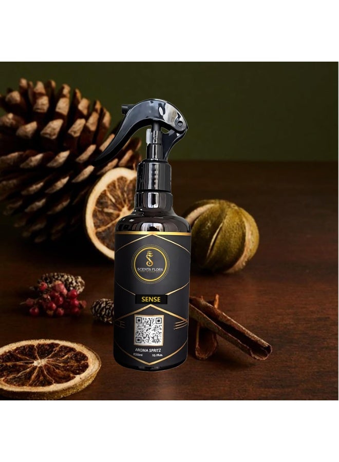 SCENTA FLORA Sense Aroma Spritz 300ml | Ready-to-Use Long-Lasting Oil Based Air Freshener for Cars, Carpets, Curtains, Rooms, Washrooms and Fabrics - Image 4