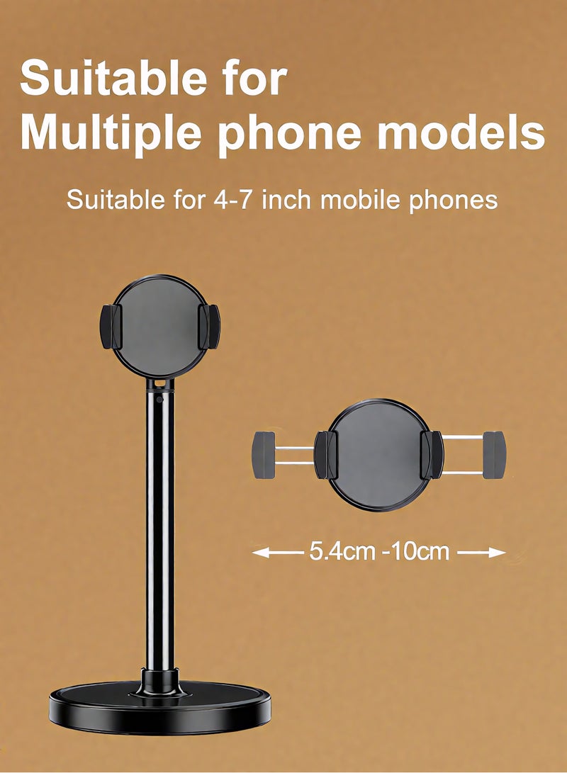 Adjustable Phone Stand 24-38.5cm | 360° Rotating Holder to Relieve Neck Pain | Perfect for Desk, Bed & Sofa - Image 3