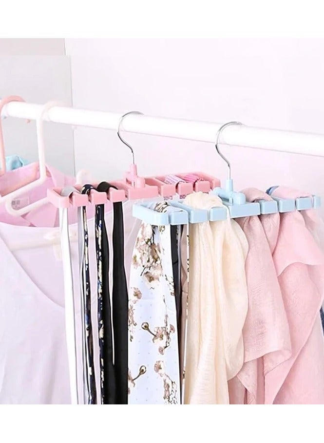 Belts Hanger Space Saving, 22.7x7.5 cm - Pink  - Image 2