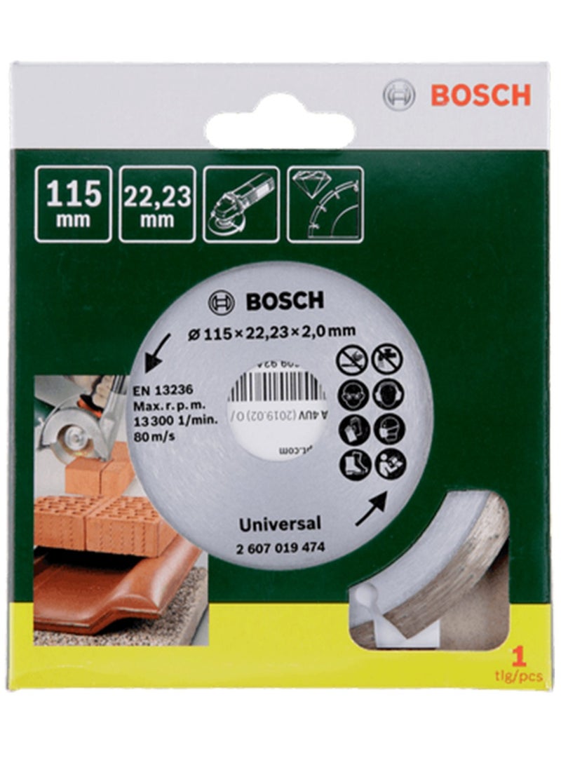 BOSCH Diamond Cutting Disc for Construction Material 115mm