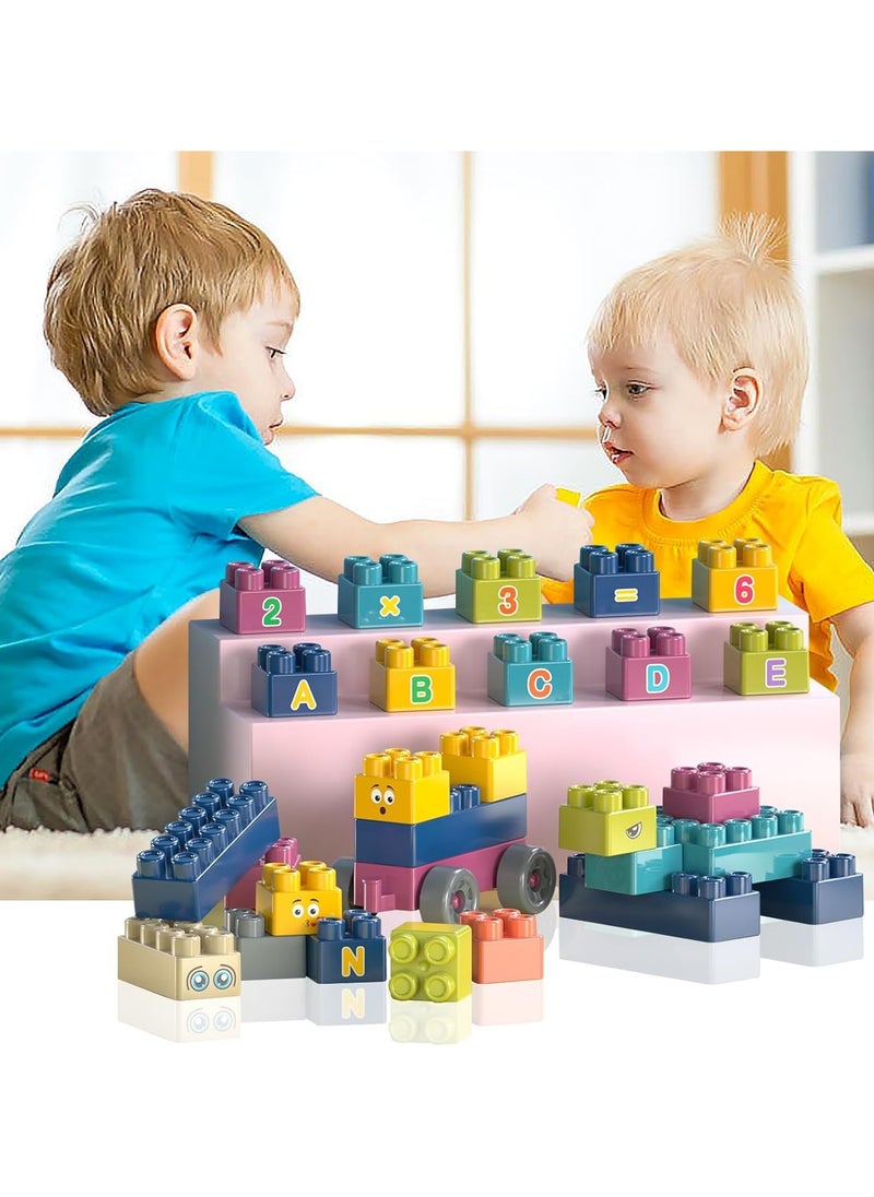 XICEN Building Blocks Set, 300PCS with 1 Storage Box, Toy Gift Set,STEM Toys Educational Toys Sets Solid Plastic Sensory Toys for Preschool Kids Boys and Girls  - Image 2
