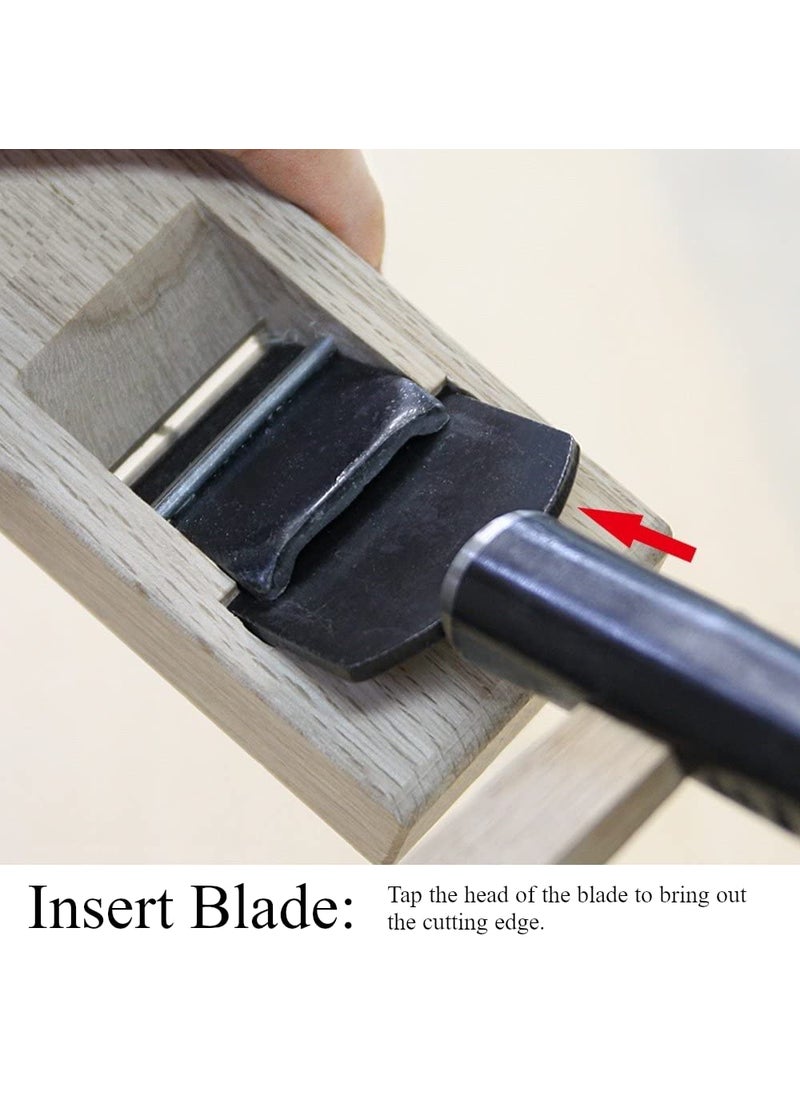 KAKURI KAKURI Japanese Hand Plane 42mm for Woodworking, KANNA Block Plane Small Hand Planer Tool for Wood Chamfering and Smoothing, 5.9 x 2.1 x 1.6 inches, ECO Oak Body, Made in JAPAN  - Image 5