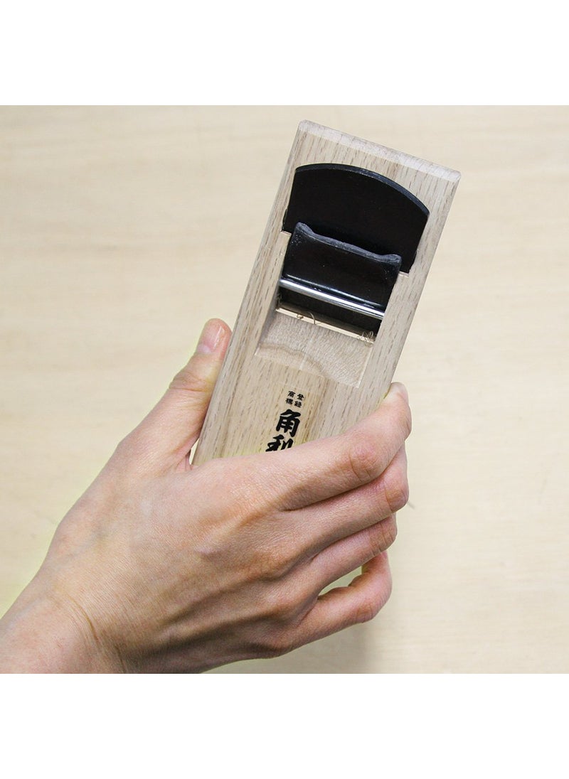 KAKURI KAKURI Japanese Hand Plane 42mm for Woodworking, KANNA Block Plane Small Hand Planer Tool for Wood Chamfering and Smoothing, 5.9 x 2.1 x 1.6 inches, ECO Oak Body, Made in JAPAN  - Image 2