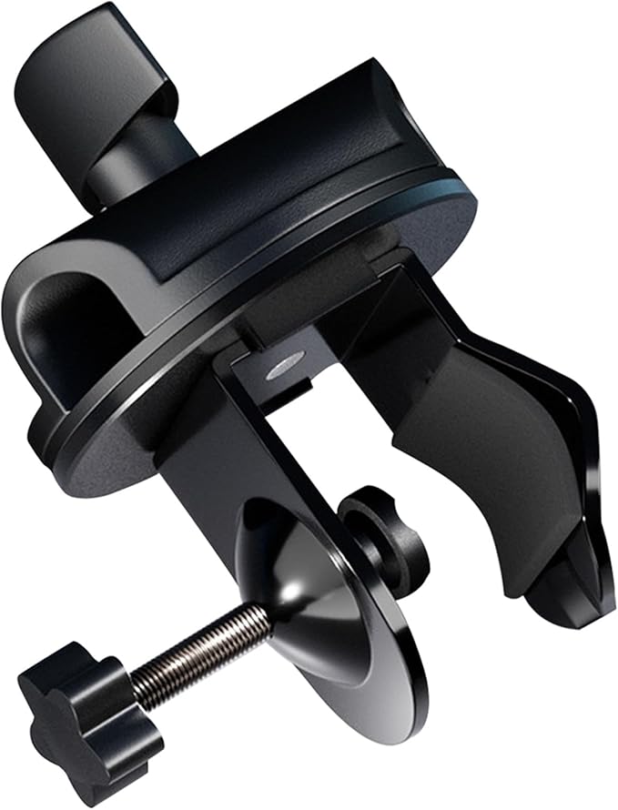 Microphone Stand Clamp Boom Arm Desk Mount Clip Holder Black 10X5X5CM - Image 1