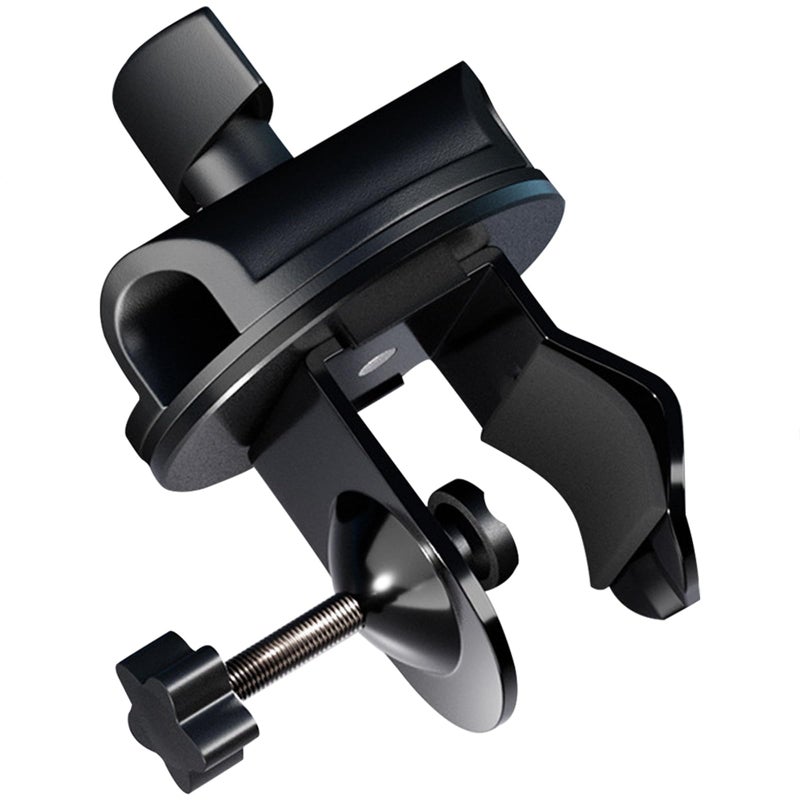 Microphone Stand Clamp Boom Arm Desk Mount Clip Holder Black 10X5X5CM - Image 2
