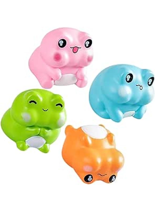 4 Pcs Mini Resin Frog Figurines Small Animal Garden Ornaments Cute Moss Micro Landscape Decoration For Diy Terrariums And Fairy Garden Craft Supplies - Image 1
