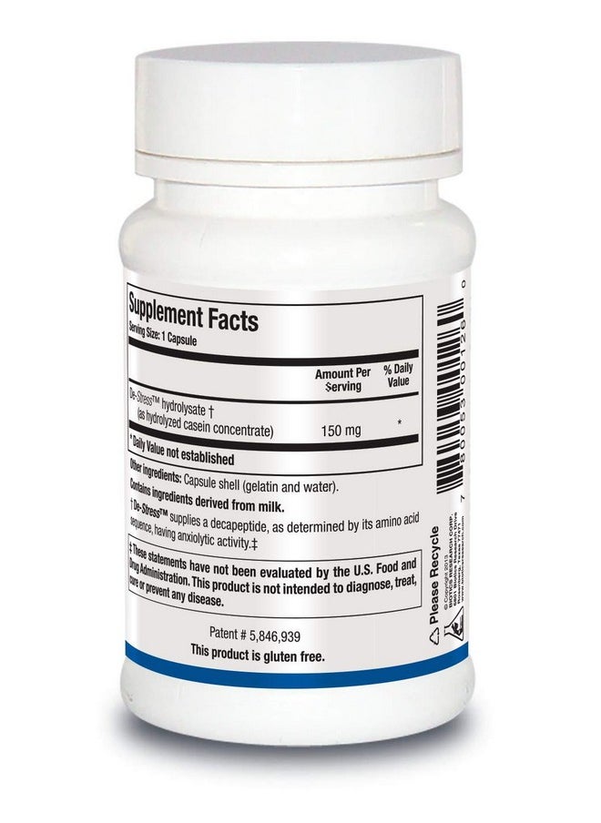 BIOTICS De Stress The All Natural Way To Reduce Stress 30 Capsules Per Bottle.  - Image 3