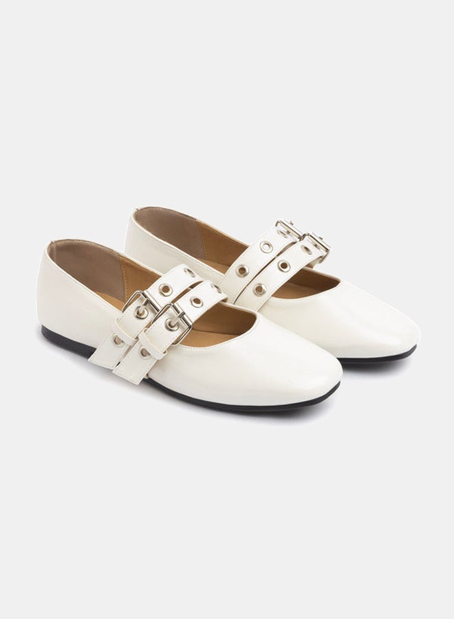 TGS Double Belt Flat Mary Janes - Image 1