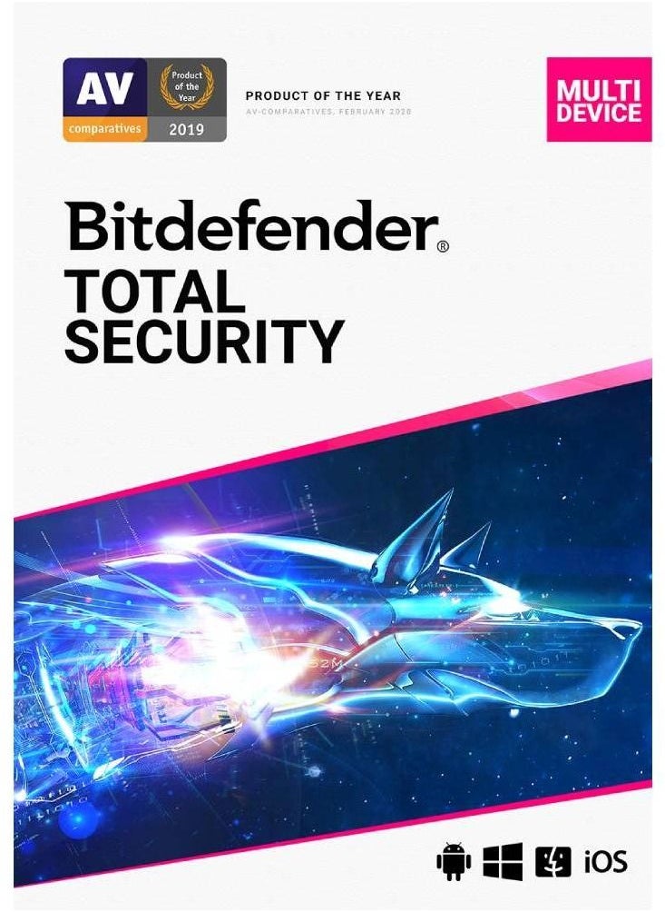 BITDEFENDER Bitdefenter Total Security [Windows PC] (1 Device 1 Year) 