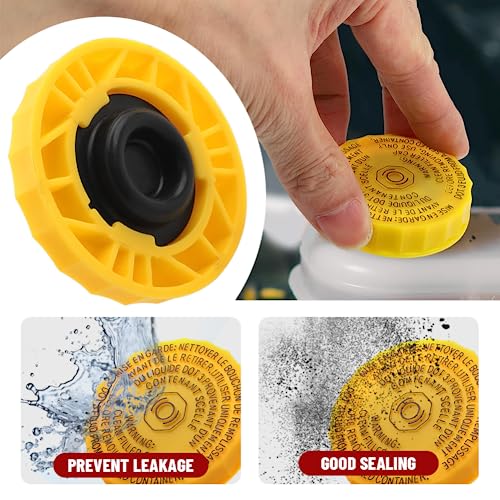 GZYF LIRU Car Master Cylinder Brake Fluid Reservoir Cap Master Cylinder Reservoir Cap for Jeep Wrangler Compass cherokee,for Chrysler Pacifica 200,68211910AB,68303540AA - Image 3