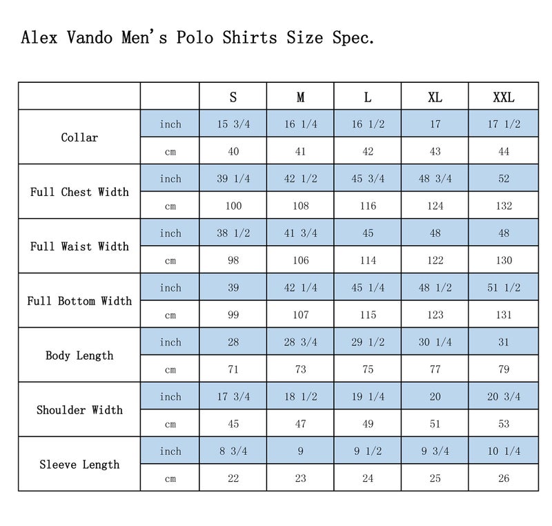Alex Vando Mens Polo Shirts Short Sleeve Regular Fit Fashion Designed Shirt,Black,L - Image 5