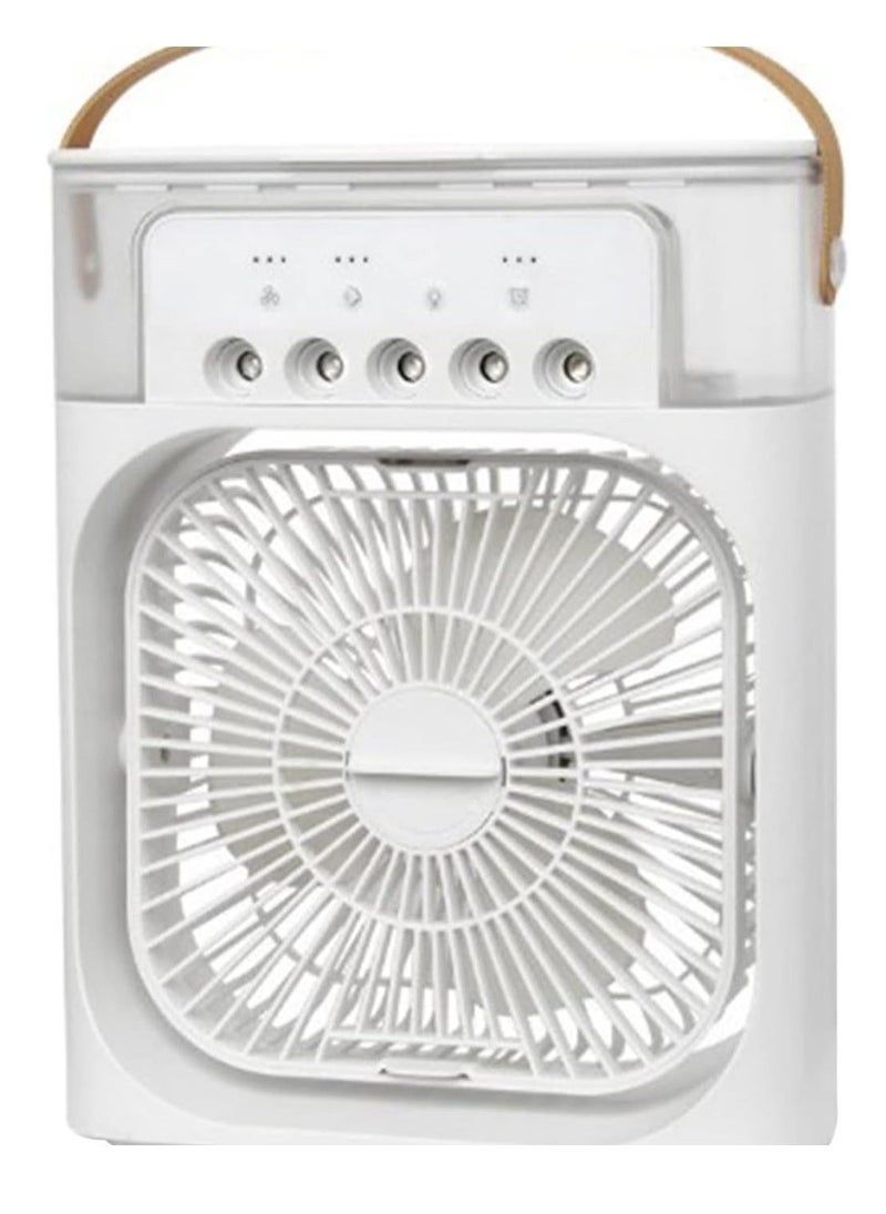 Raxoom Water Mist Spray Fan, 600ML Water Capacity Misting Fan USB Desktop Humidification Cooling Fan Desk Fan with Mist Spray Portable Misting Fan Water Cooled Fan for Home Office Camping  - Image 3