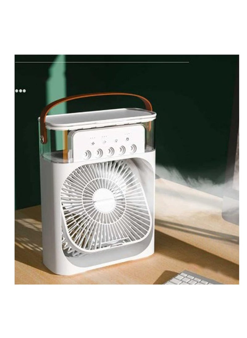 Raxoom Water Mist Spray Fan, 600ML Water Capacity Misting Fan USB Desktop Humidification Cooling Fan Desk Fan with Mist Spray Portable Misting Fan Water Cooled Fan for Home Office Camping  - Image 4
