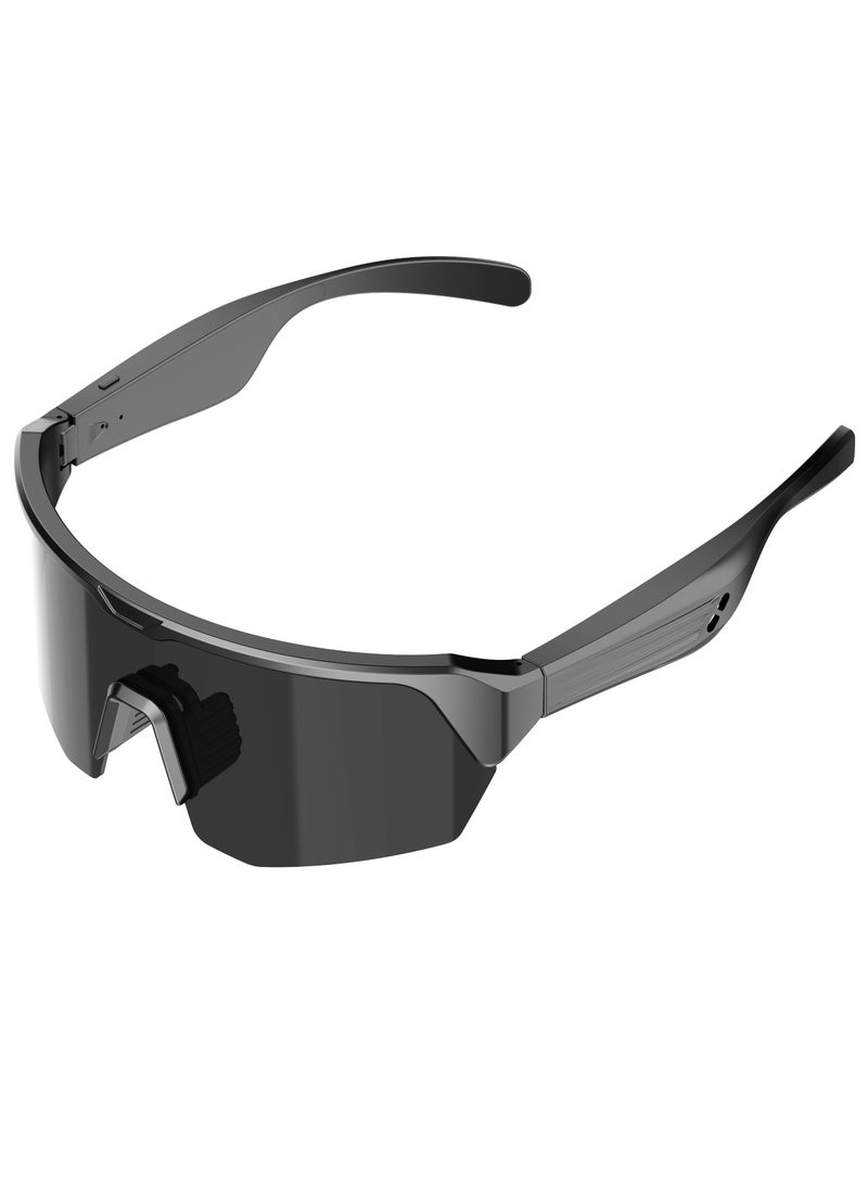 General Smart Sports Sunglasses YJ006 Sunlasses and Bluetooth Headset in One UV400 Protection TR Flexible Frame Blue/UV Resistant Fast Charging Strong Endurance 360° Surround Stereo Sound Quality Bluetooth 5.3 Riding Glasses Intelligent Touch Control Open Music HD Call Multidevice Connection  - Image 1