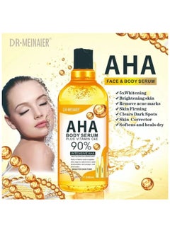 DR.MEINAIER 90% AHA Intensive Body Serum with Vitamins C and E. Activates and strengthens the entire skin, improves skin texture, and makes the skin healthier. 