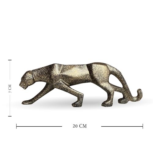 Xtore Beautiful Leopard Statue for Home Decor (Pack of 1, Dark Brown) - Image 4