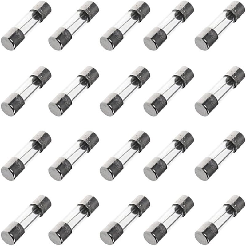 klarako 20x Fast Acting Quick Blow Glass Fuses 3.15 A Amp klarako20mm Length - Image 1