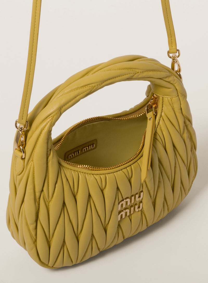 MIU MIU Wander nappa leather hobo Shoulder Bag  - Image 4