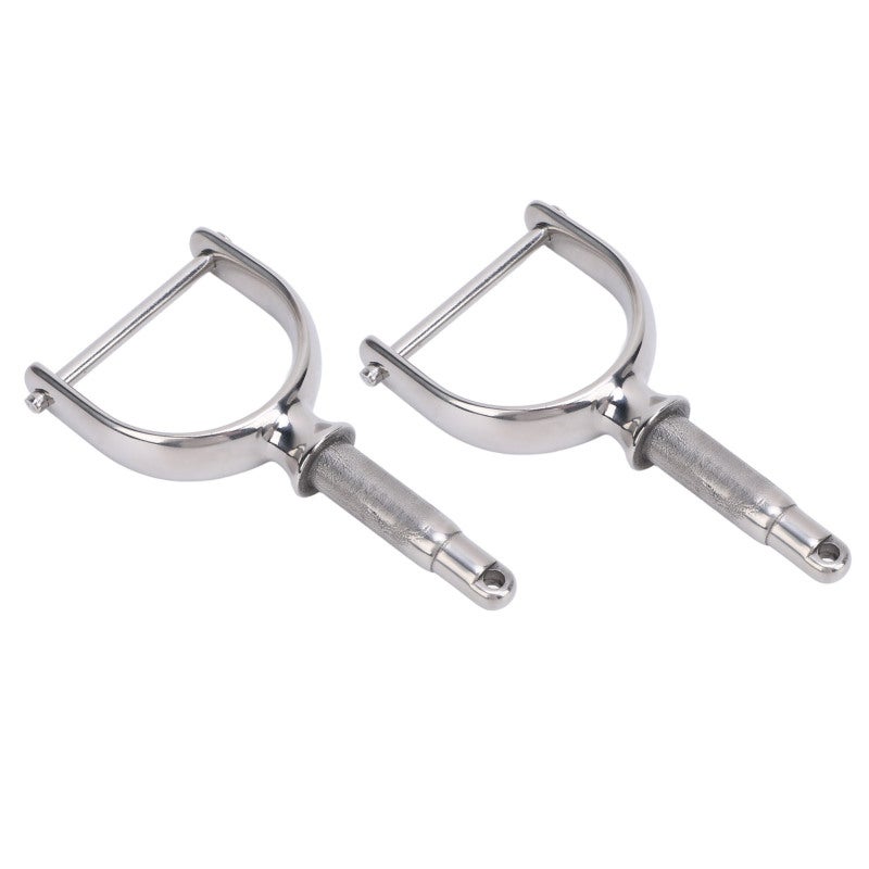 Stainless Steel Oarlock 1/2 Inch 316 Grade Shaft - Clamp On Rowlock for Small Boat Canoe Kayak Dinghy - Image 4
