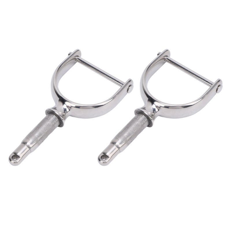 Stainless Steel Oarlock 1/2 Inch 316 Grade Shaft - Clamp On Rowlock for Small Boat Canoe Kayak Dinghy - Image 5