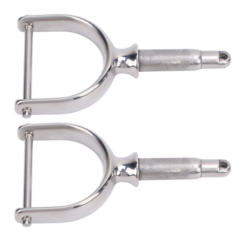 Stainless Steel Oarlock 1/2 Inch 316 Grade Shaft - Clamp On Rowlock for Small Boat Canoe Kayak Dinghy - Image 2