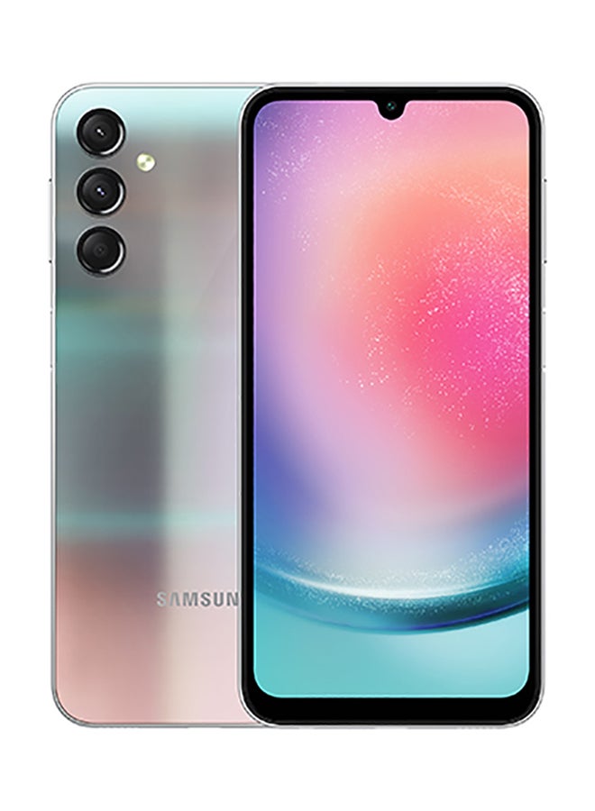 Galaxy A24 Dual Sim Silver 6GB RAM 128GB 4G – Middle East Version