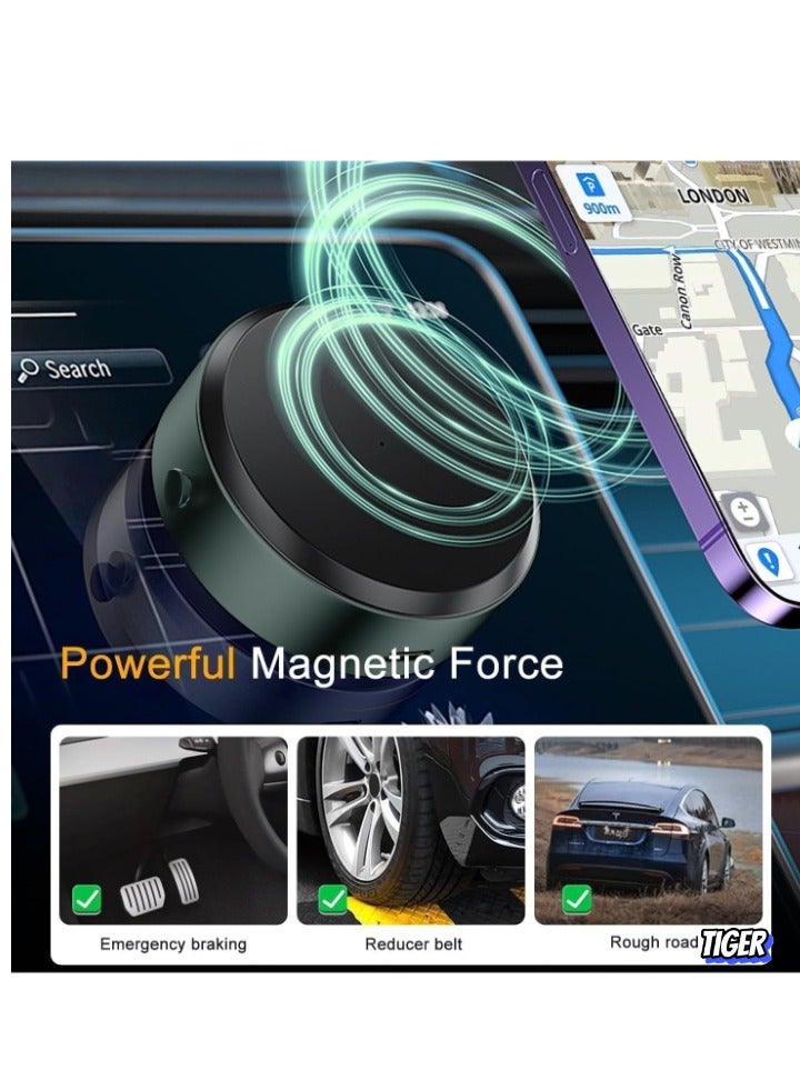 TIGER Suction Magnetic Phone Holder for Car – Vacuum Suction Phone Mount for Car – Magnetic Suction Car Phone Holder – Ideal for iPhone and All Smartphones – Cup Phone Holder for Secure, Hands-Free Use - Image 2