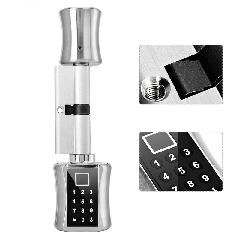 comfrt Fingerprint Password Lock, Smart Biometric Fingerprint Door Lock, Fingerprint Scanner, Password Coded Lock for Home/Office Security - Image 5