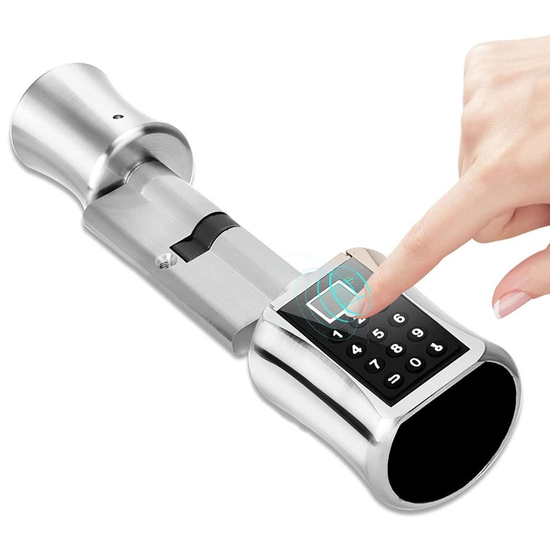 comfrt Fingerprint Password Lock, Smart Biometric Fingerprint Door Lock, Fingerprint Scanner, Password Coded Lock for Home/Office Security - Image 1