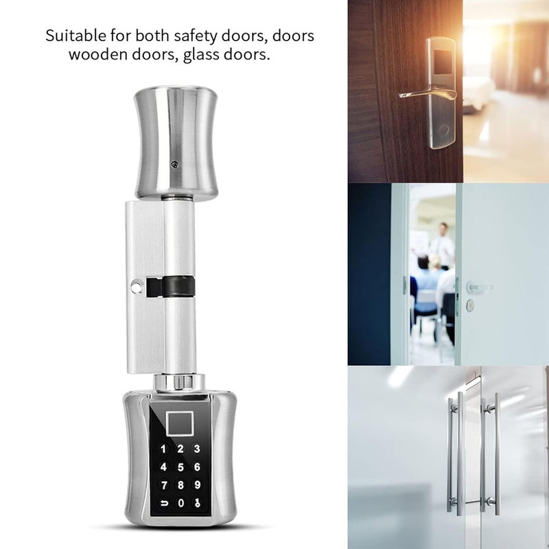 comfrt Fingerprint Password Lock, Smart Biometric Fingerprint Door Lock, Fingerprint Scanner, Password Coded Lock for Home/Office Security - Image 3