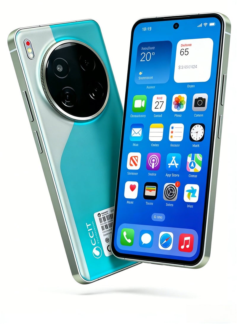 CCIT A50Plus 5G Smartphone - 6.8" FullHD Display, 6GB RAM, 128GB ROM, 6000mAh Battery, Android 15 - Green - Image 2