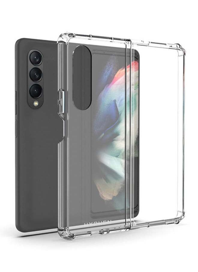 Raxoom Clear Drop Protection Case For Samsung Z Fold 3 Clear 