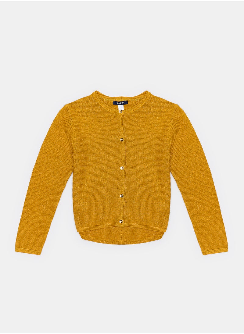 Okaidi - Yellow Vest for Girls - Image 1