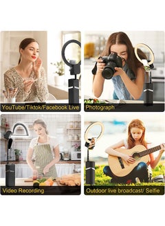 LENND Portable Ring Light with Stand, 4000mAh Battery Operated Cordless 10" Ring Light, Foldable Travel Ring Light, 79" Tripod Stand for Video Conference/Selfie/Live Stream/Makeup  - Image 3