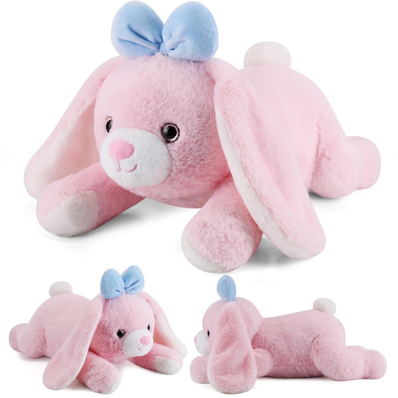 gnomantic Bunny Weighted Stuffed Animals - 28 Inch 5.0 Pounds Weighted Plushies Rabbit - Large Plush Bunny Stuffed Animals Pillow - Cute Plush Toys Gifts for Kids & Adults - Image 1