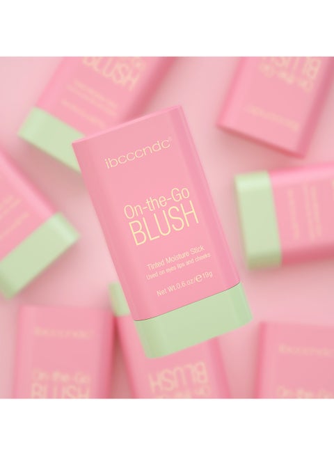 Blusher, Blush Stick, Blush Cream for Cheeks Eyes Lips,Blush in Natural with Waterproof Sweat-Resistant, Tinted Solid Stick with Long Lasting, Nude Makeup Multi-Use Color Stick Creamy Blush