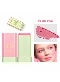 ibcccndc Blusher, Blush Stick, Blush Cream for Cheeks Eyes Lips,Blush in Natural with Waterproof Sweat-Resistant, Tinted Solid Stick with Long Lasting, Nude Makeup Multi-Use Color Stick Creamy Blush  - Image 3