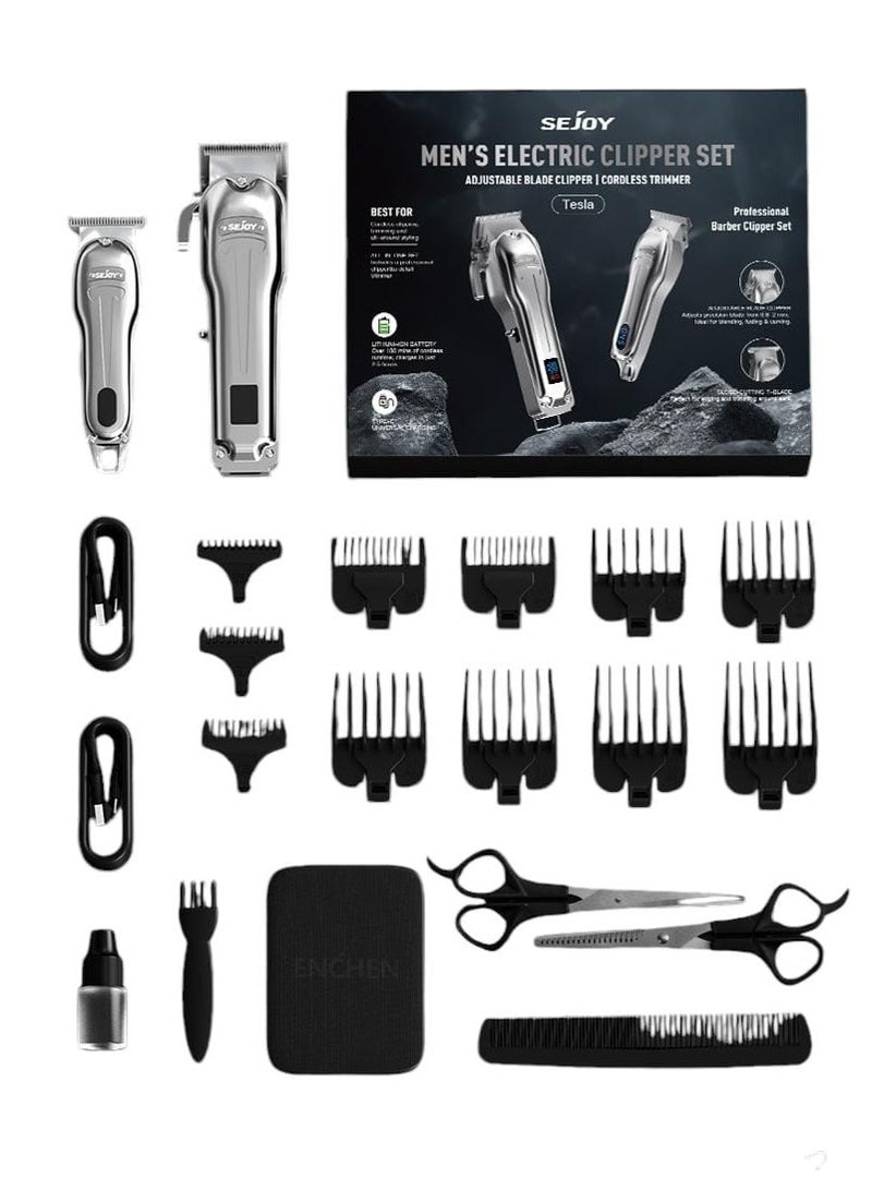 سيجوي ماكينات قص الشعر الاحترافية للرجال، ماكينات قص الشعر اللاسلكية، مجموعة أدوات العناية، ماكينة قص الشعر، ماكينة حلاقة الشعر، ماكينة قص الشعر للعائلة - Image 2