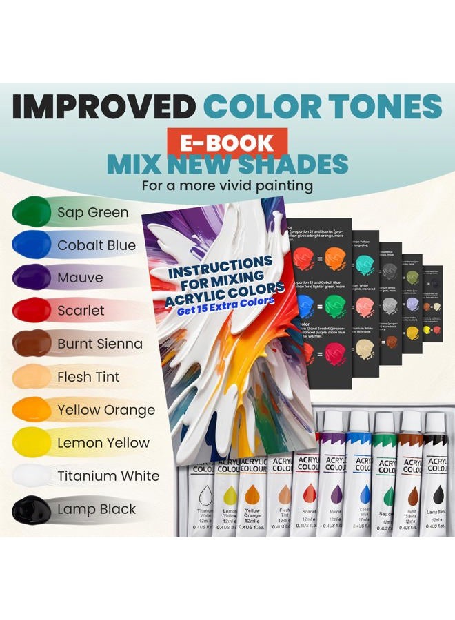 CraftyCrocodile Set of 4 Painting Kits for Adults and Couples - Image 5