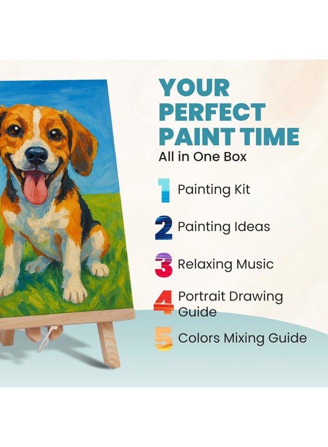 CraftyCrocodile Set of 4 Painting Kits for Adults and Couples - Image 3