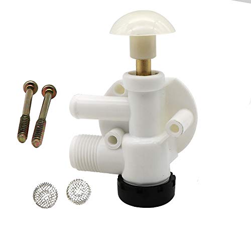 KIPA 385314349 RV Water Valve Assembly Camper Trailer Boat Toilet Repair Kit for Sealand EcoVac Vacuflush Pedal Flush Toilets, Replacement for Most Dometic Foot Pedal Toilets Except 300 310 320 Model - Image 1