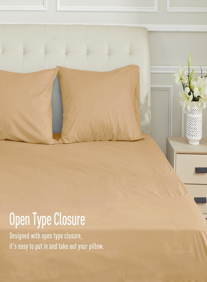 Sunflower King Pillowcases Set of 2, 100% Cotton King Size Pillow Cases 2, 20×40 inches Butterum, Soft and Breathable - Image 4