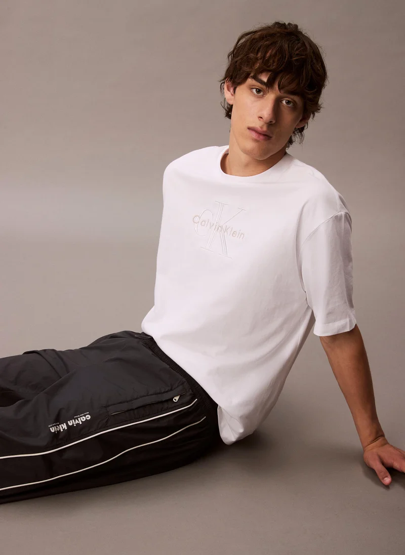 Calvin Klein Jeans Relaxed Crinkle Trousers