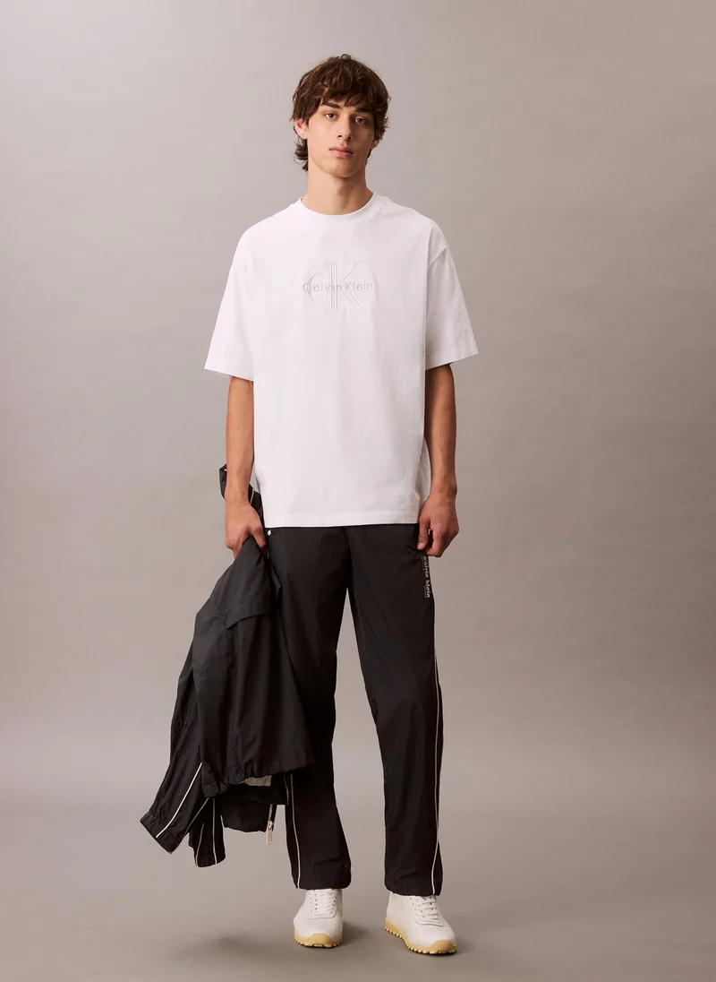 Calvin Klein Jeans Relaxed Crinkle Trousers