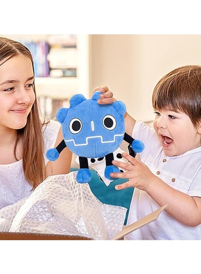 دميات محشوة من نوع Robot، دميات Godot Robot، دميات محشوة من أحرف لعبة من نوع كرتوني ناعم، لعبة وسادة محشوة بروح Robot، دميات محشوة بيضاء من نوع Robot، دميات لطيفة من نوع Robots. - Image 2