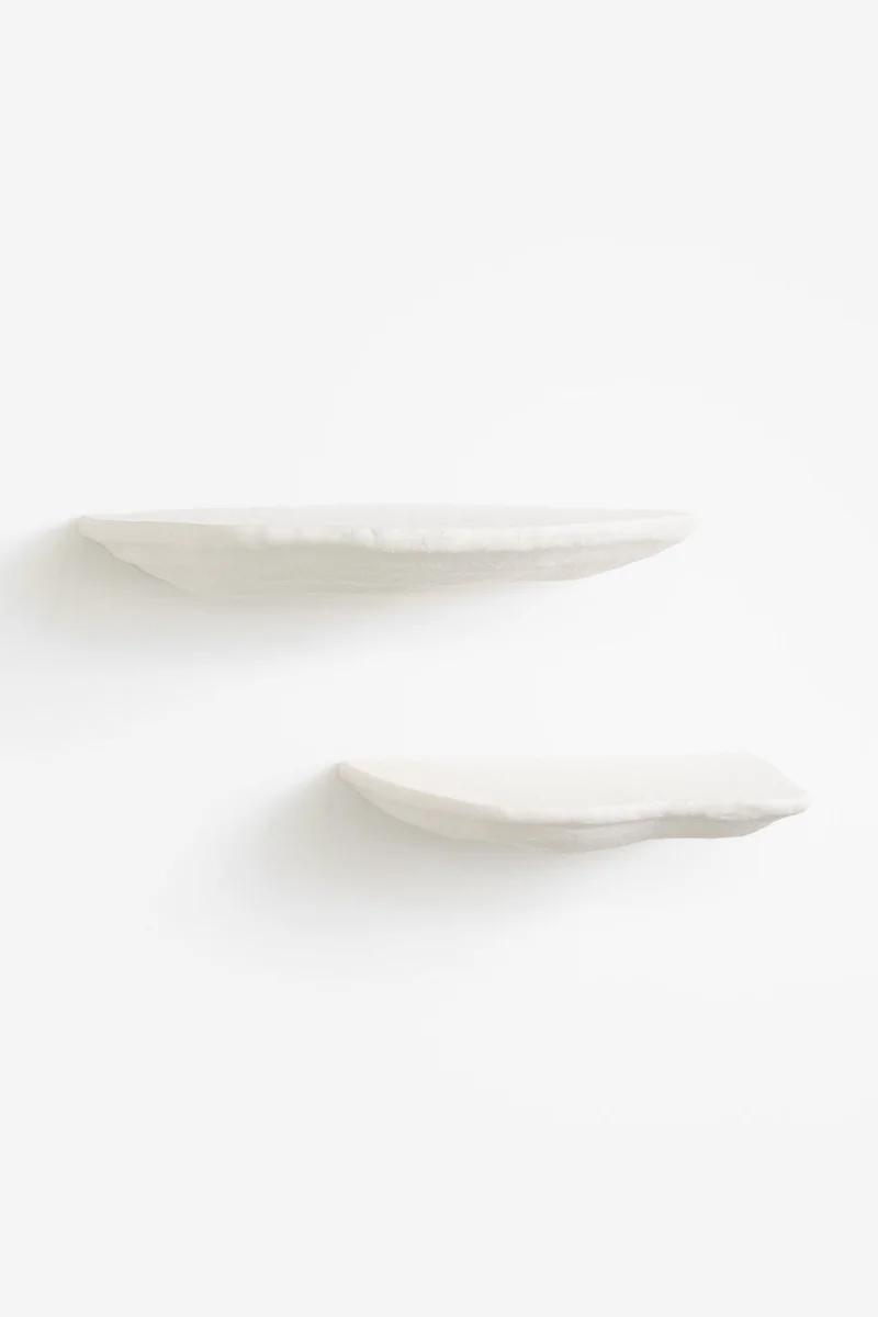 H&M 2-pack metal wall shelves
